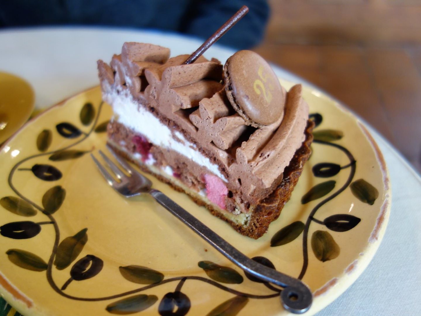 Tarte au chocolat tourbillon