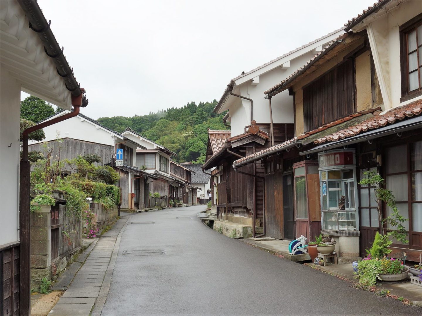 Townscape of Omori district, Oda, Shimane Prefecture