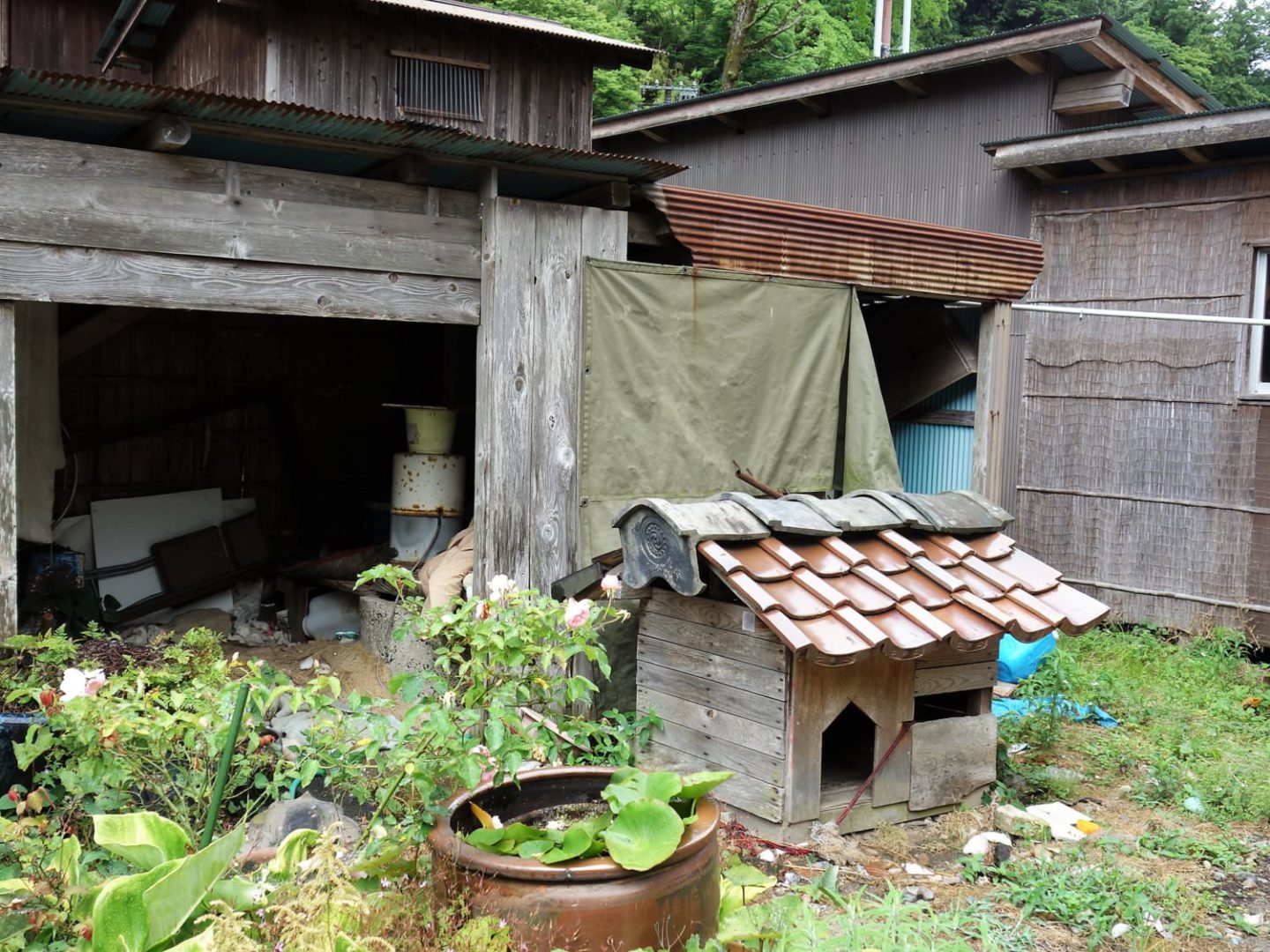 Dog house in Omori district