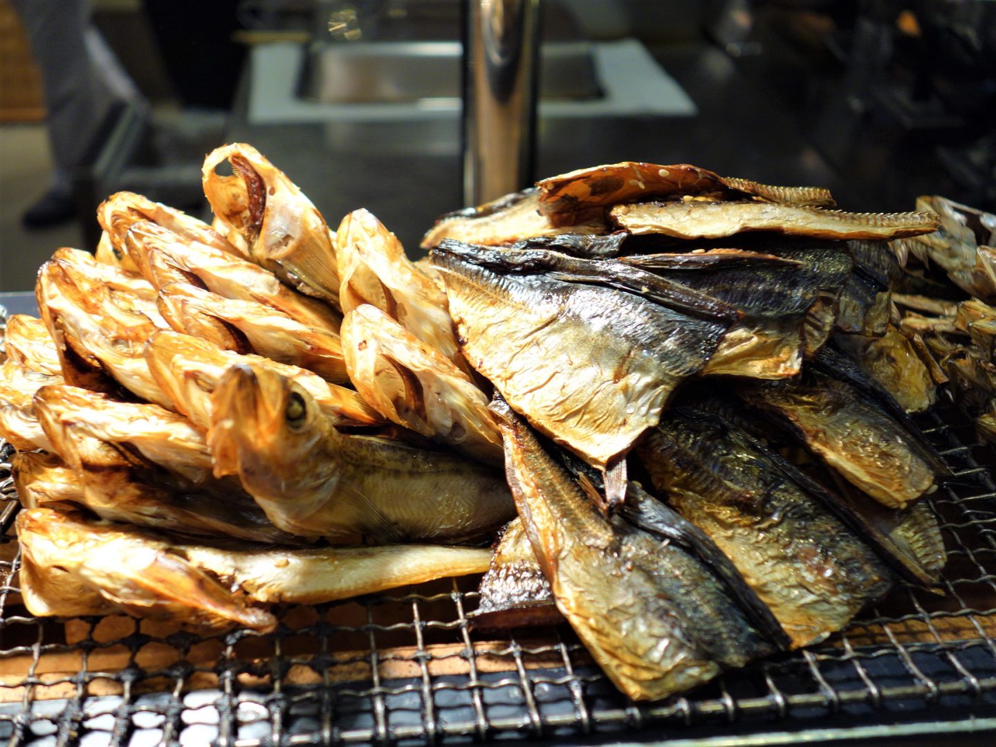 Dried fish served at breakfast