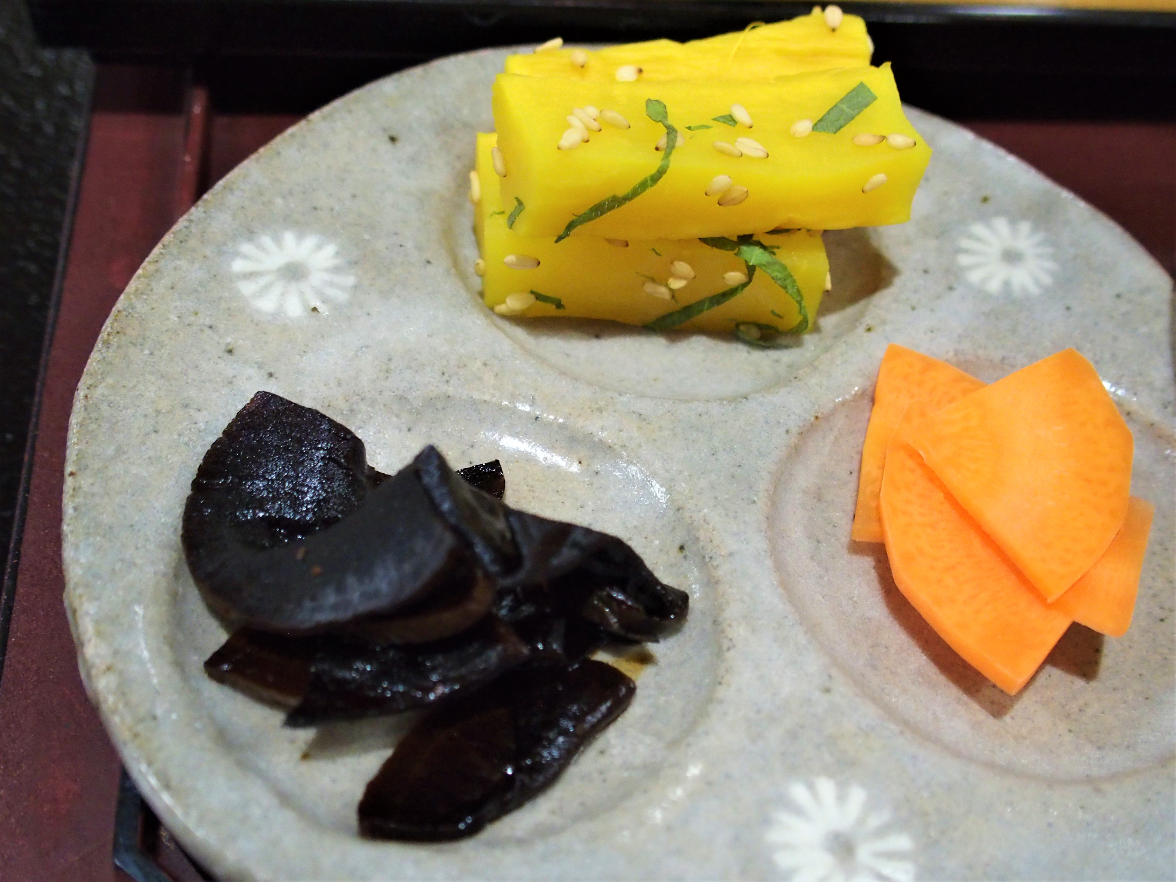 "Tsukemono" (Japanese pickles)