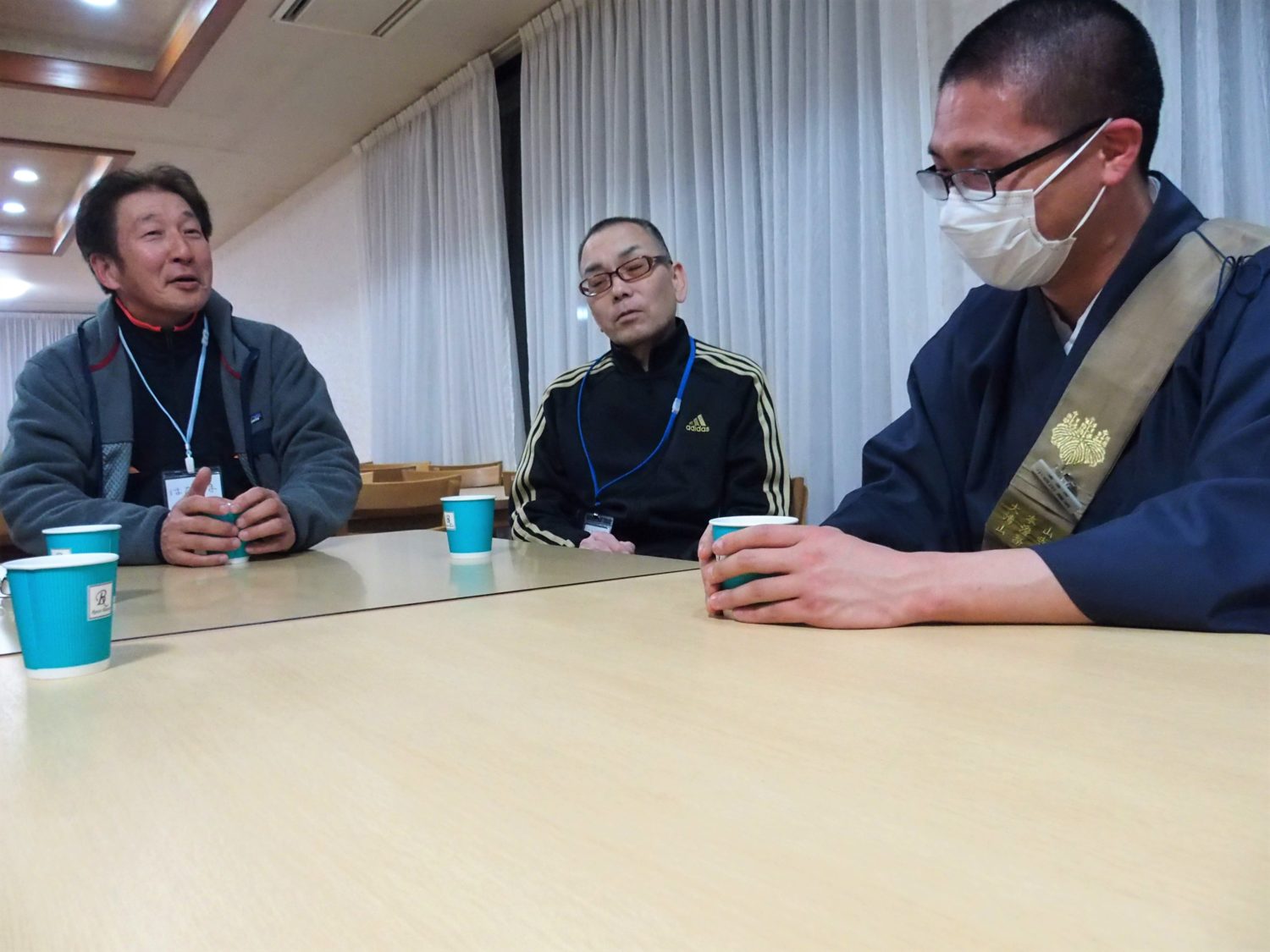 Tea time with monks