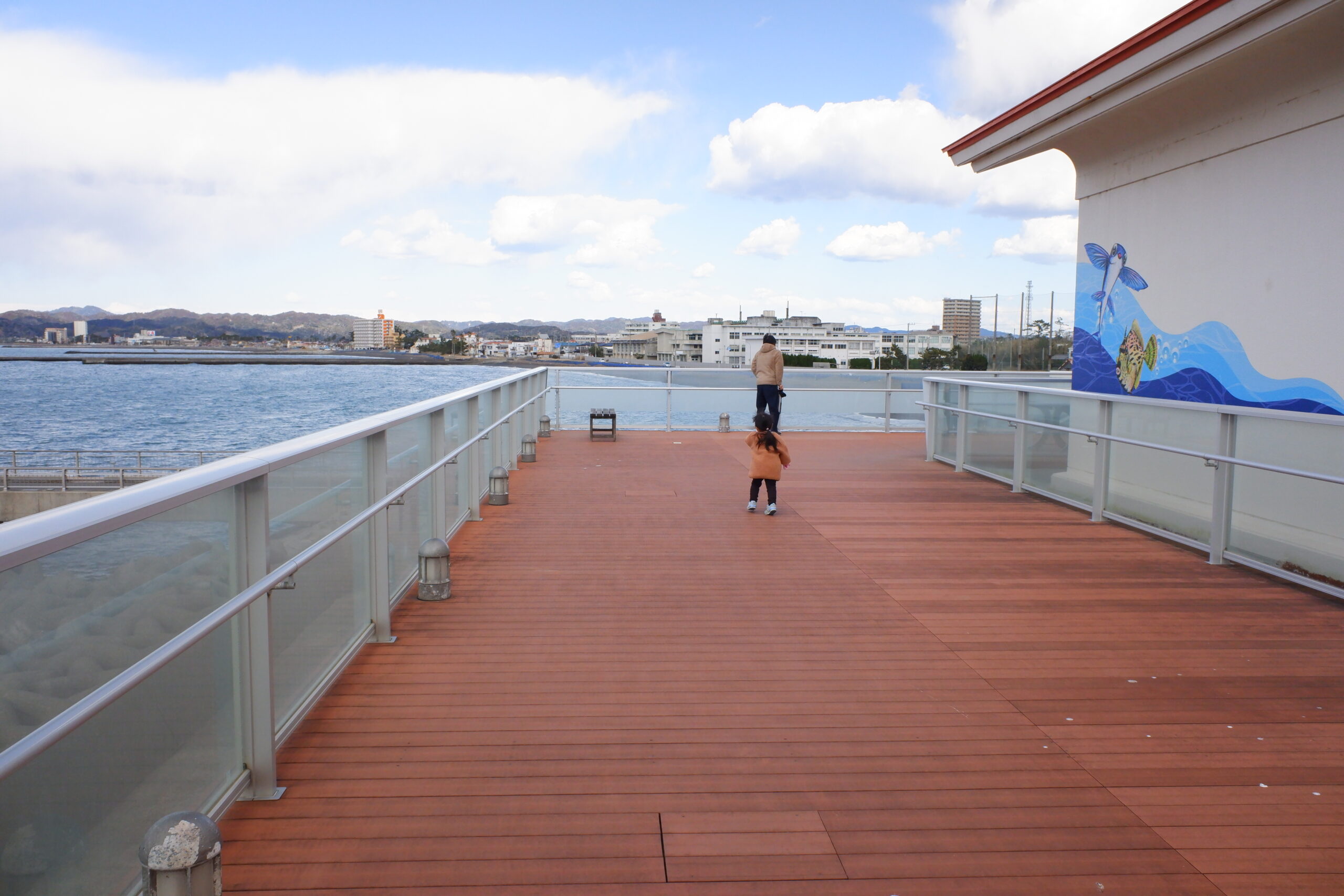 Observation deck at Nagisa no Eki Tateyama