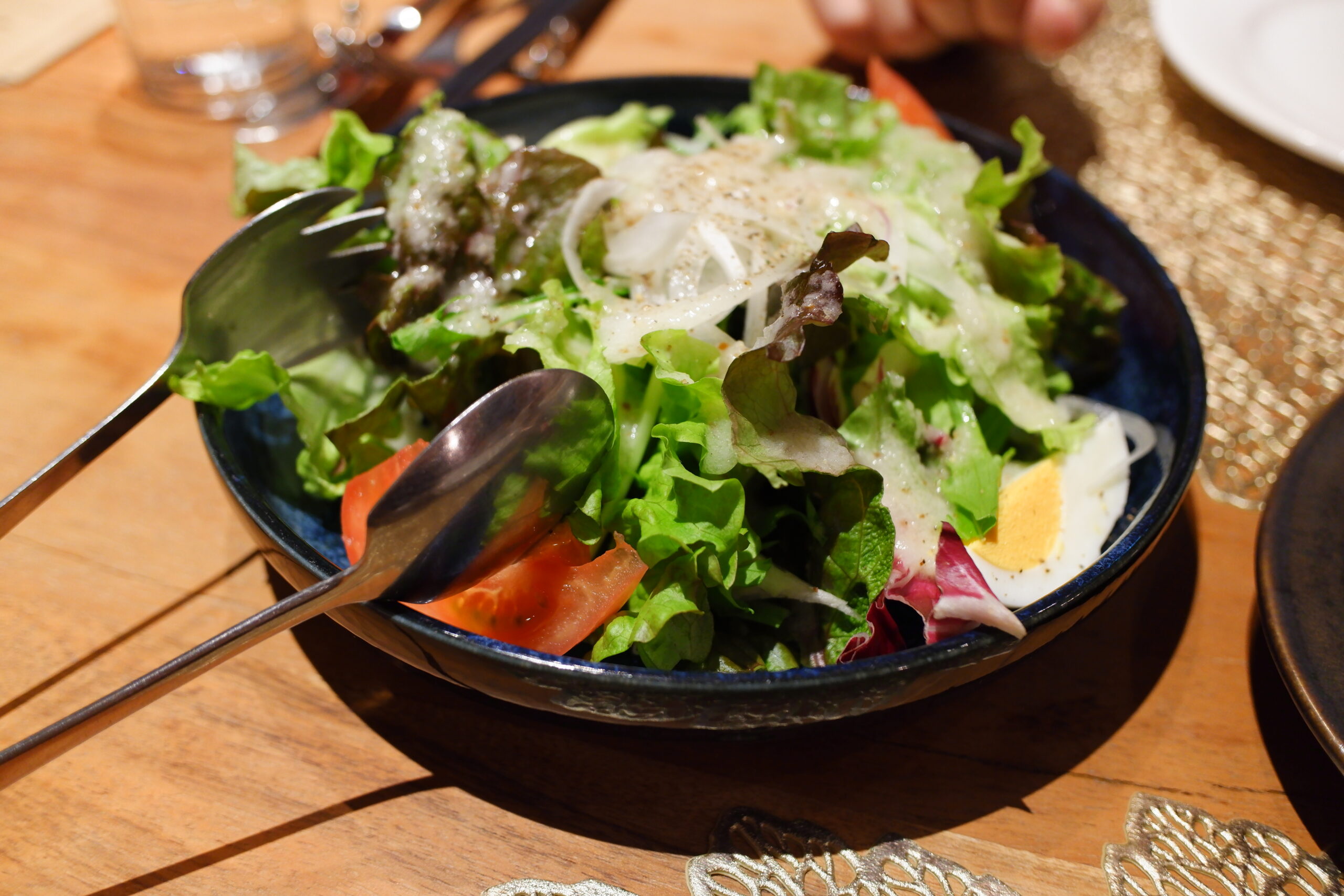 Salad offered at RESTAURANT BUONO (Hotel Familio Tateyama)