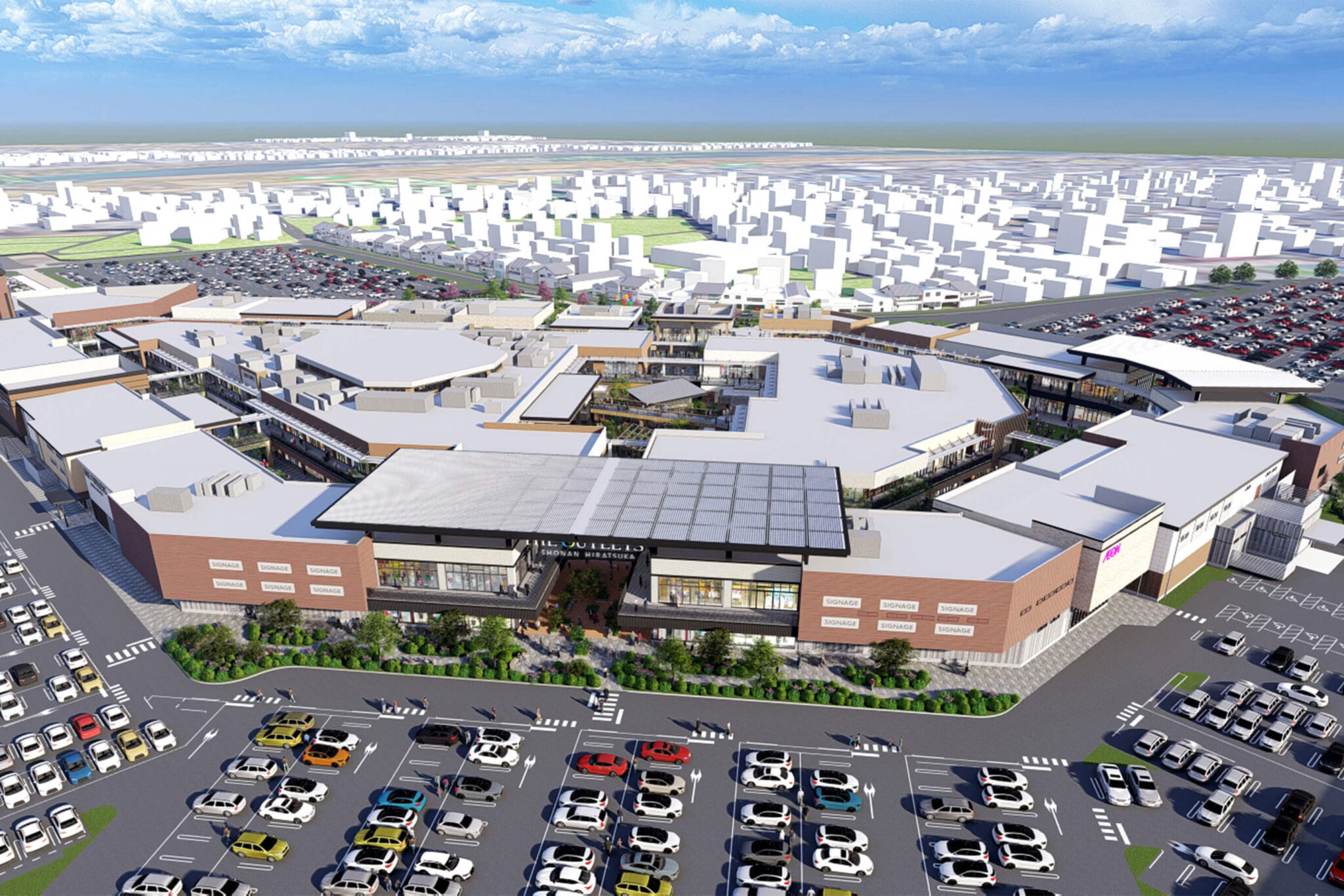 「THE OUTLETS SHONAN HIRATSUKA」が開業! 湘南エリア最大級のアウトレットモールが2023年春にオープン